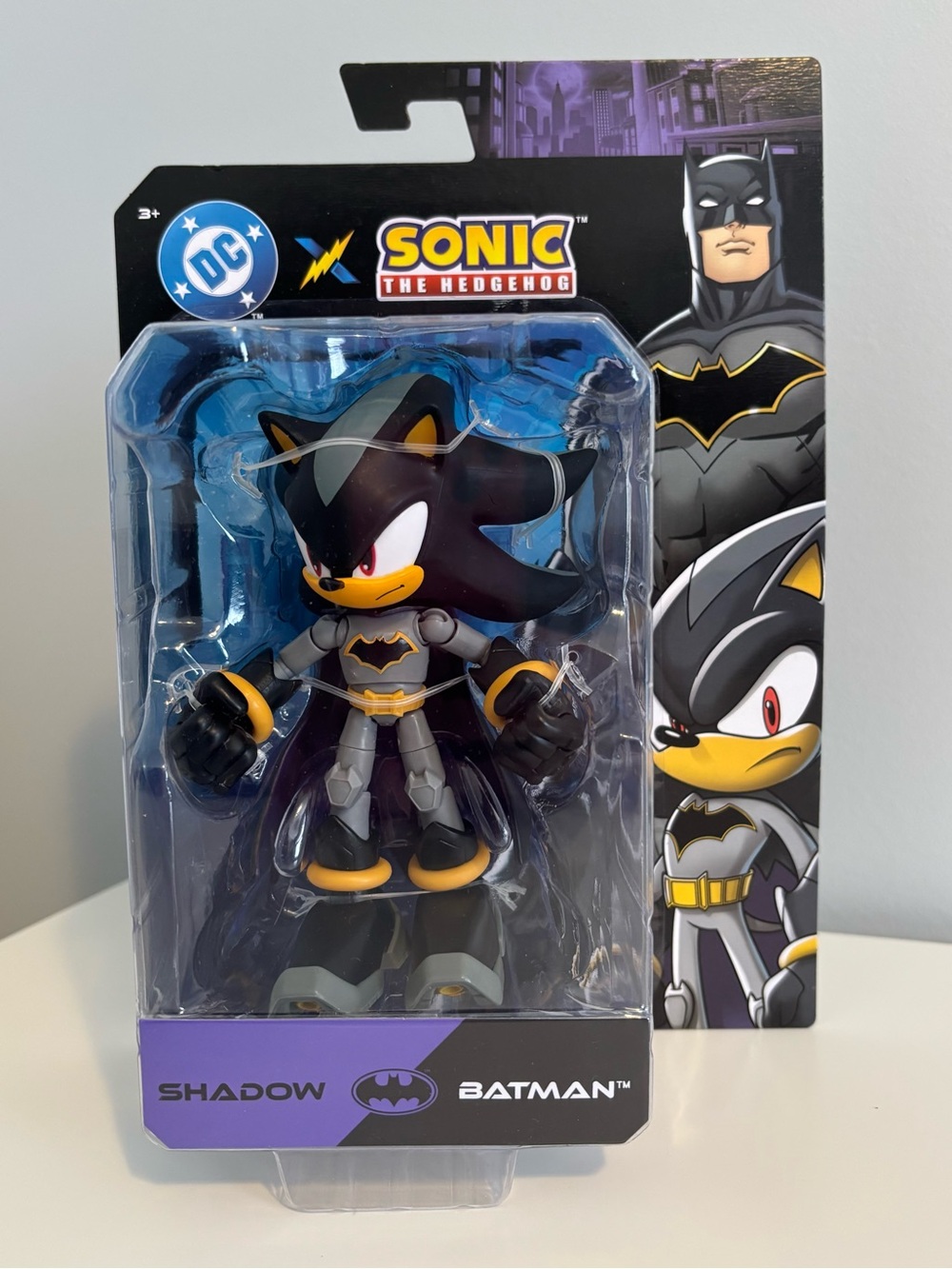 Sonic the Hedgehog x DC Shadow as Batman Action Figure